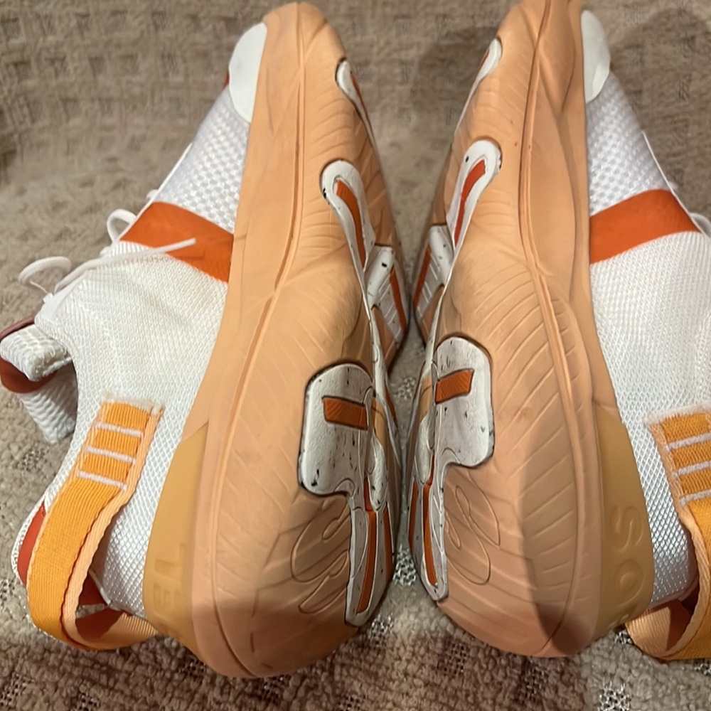 Sorel Women's Sneakers in White and Orange - Picture 5 of 8